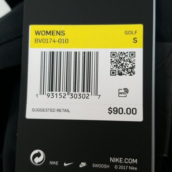 *NWT* NIKE Flex UV Standard Fit Golf Pants BV0174-010, Black, size S - Picture 10 of 12